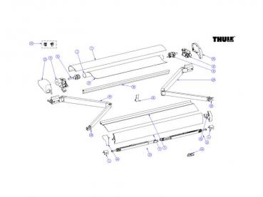 Thule Omnistor Klemmhalterung