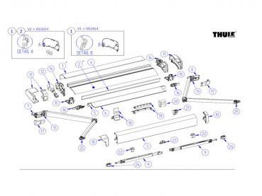 Thule Omnistor Klemmhalterung