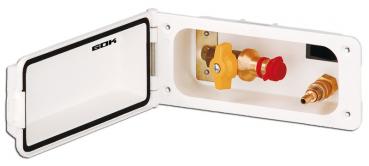 GOK Aussenanschluss für Flüssiggas und Wasser mit Zylinderschloss