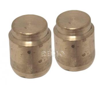 Preview: GOK Blinkstopfen 8 mm - Messing