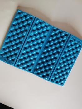 Sitzunterlage faltbar - schwarz/blau