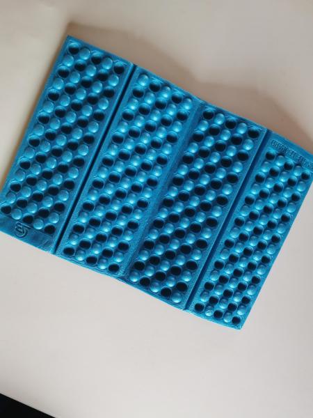 Sitzunterlage faltbar - schwarz/blau